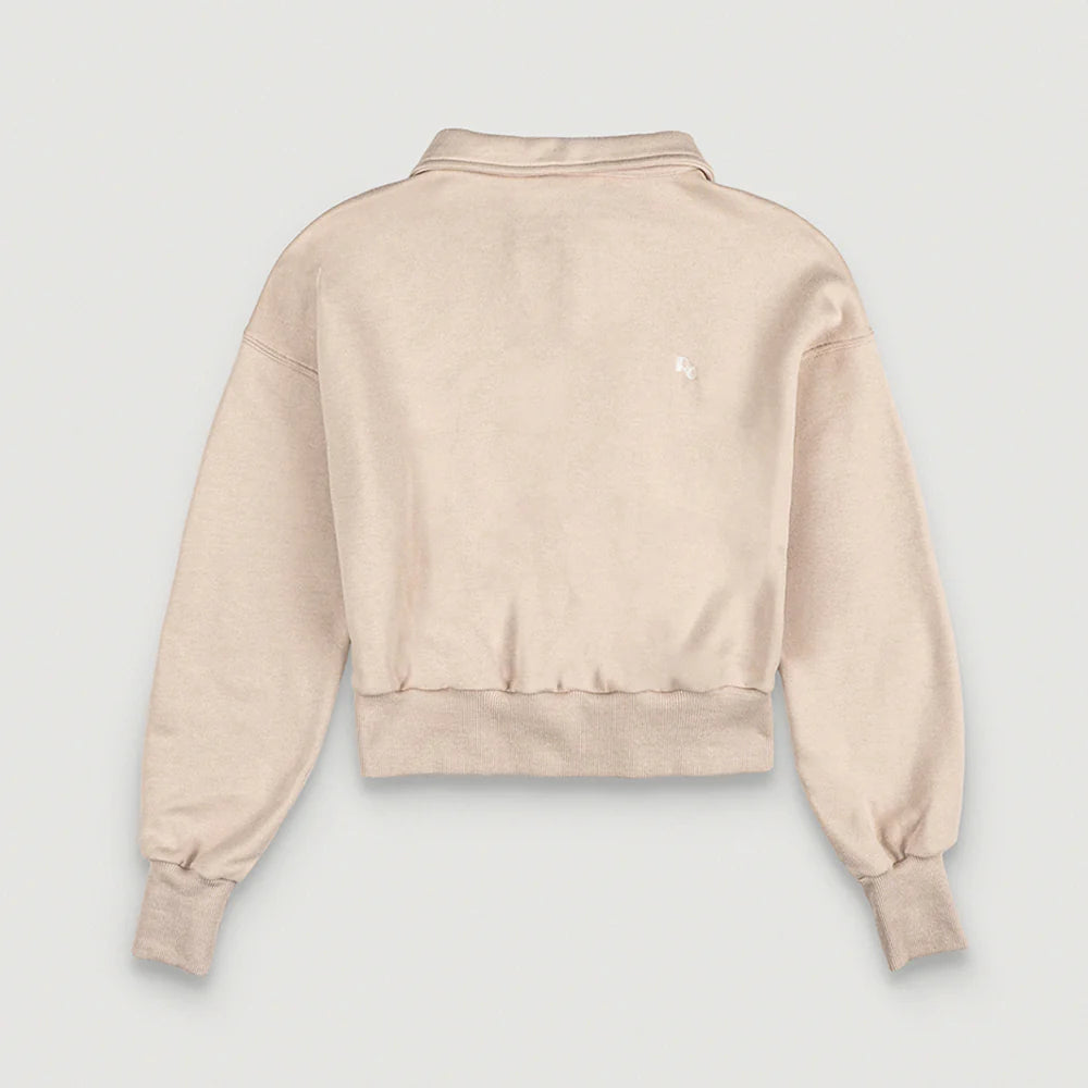 Cropped Collar Sweat Shirt