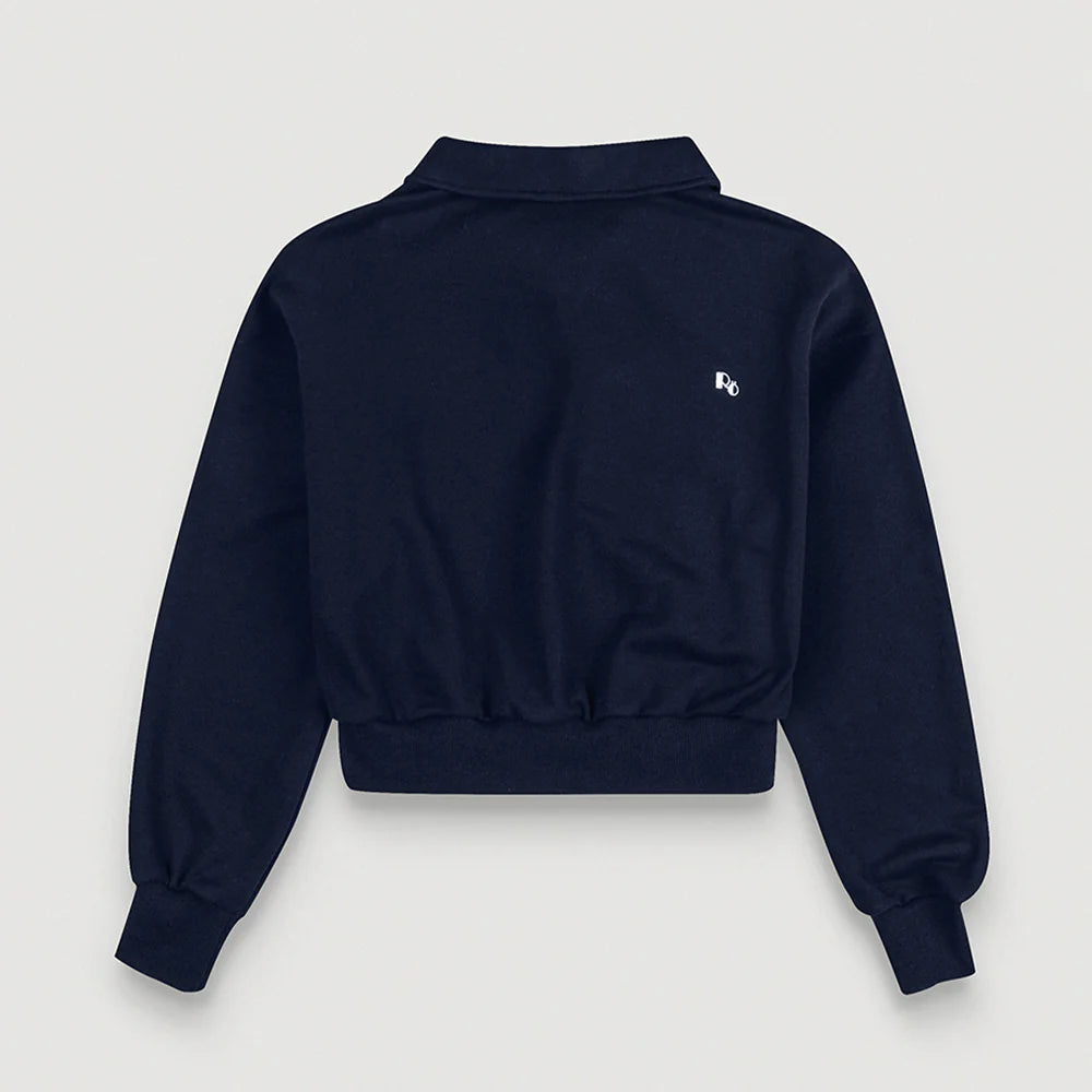 Cropped Collar Sweat Shirt
