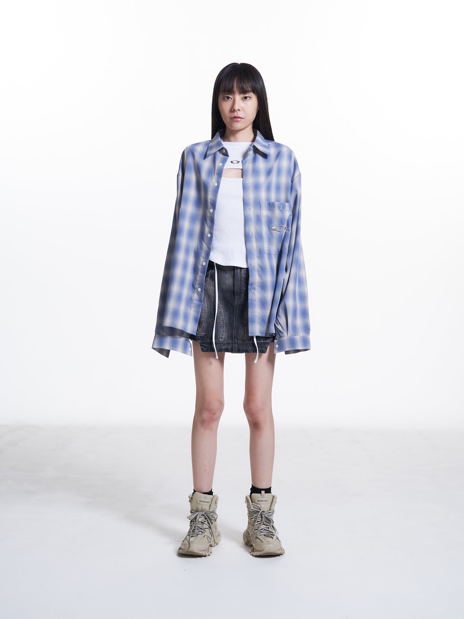 OVERSIZE CHECK SHIRTS