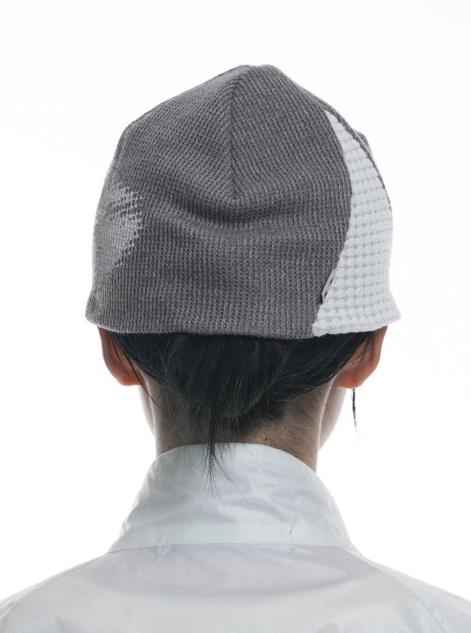 LOGO TWO - TONE BEANIE