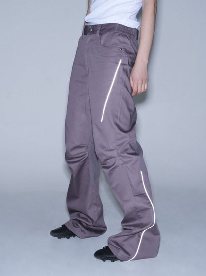 FLARE PIPING PANTS