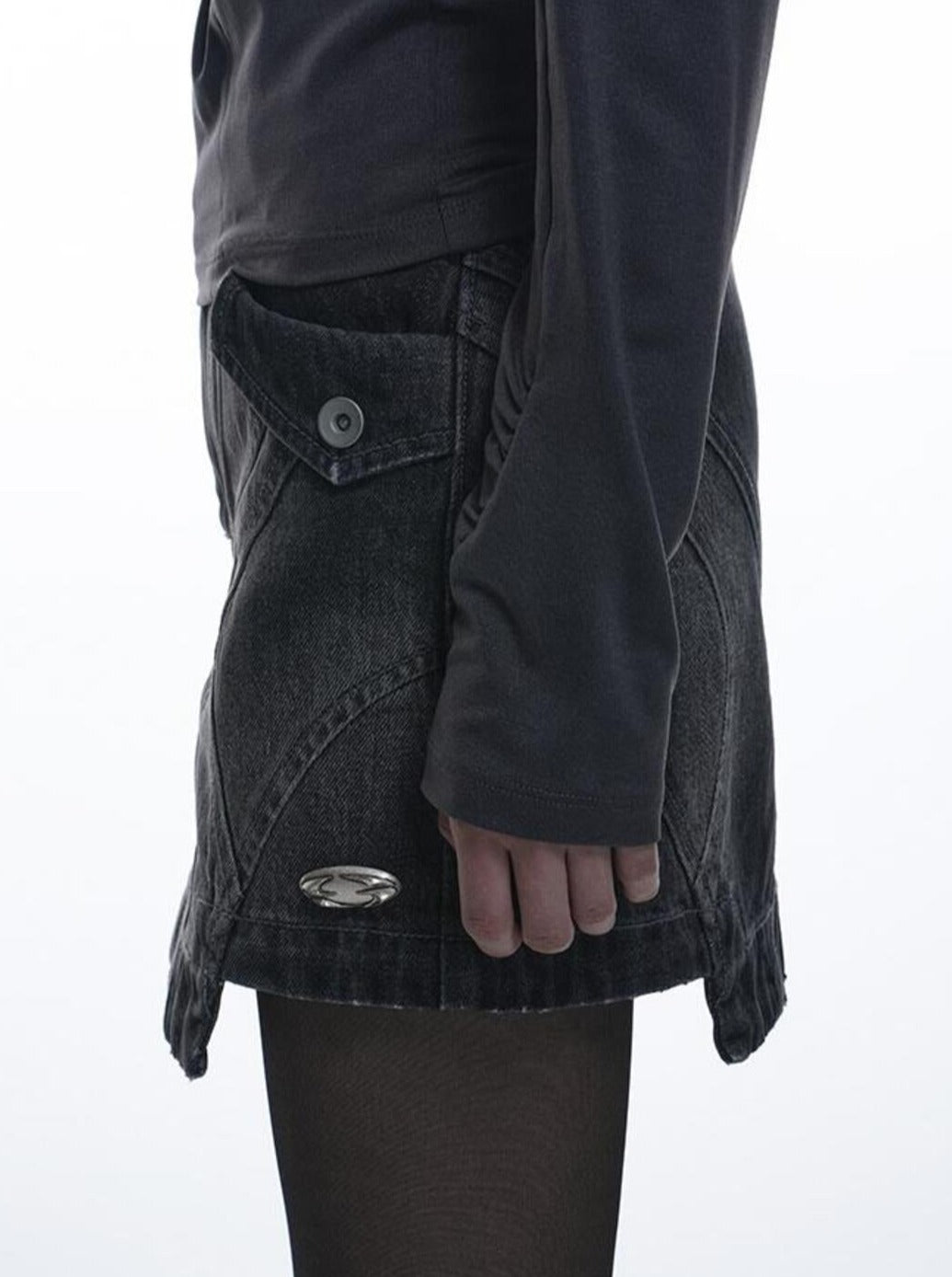 SPRAY BIKER SKIRT