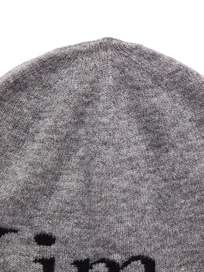 LOGO JACQUARD SHORT BEANIE