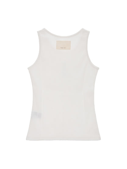 PINTUCK SLEEVELESS TOP