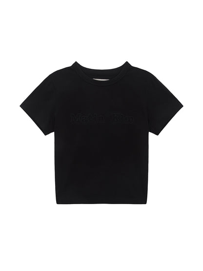 MATIN REVERSE PATCH LOGO CROP TOP