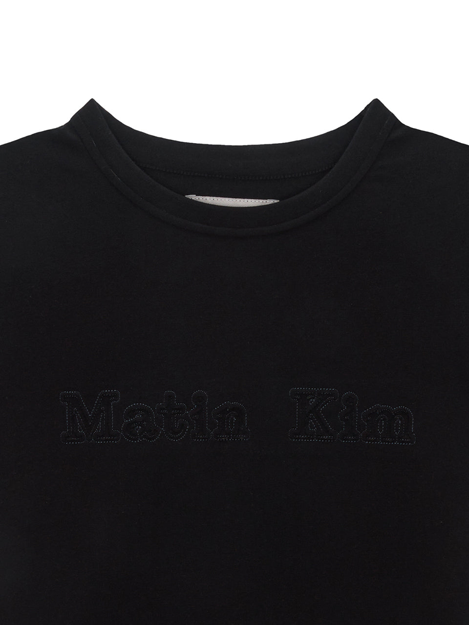 MATIN REVERSE PATCH LOGO CROP TOP