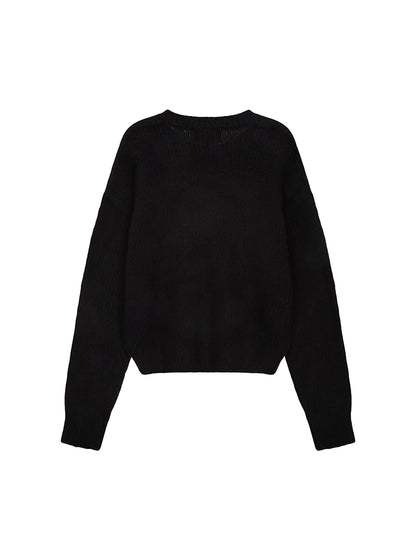 EMBO JACQUARD SWEATER FOR WOMEN