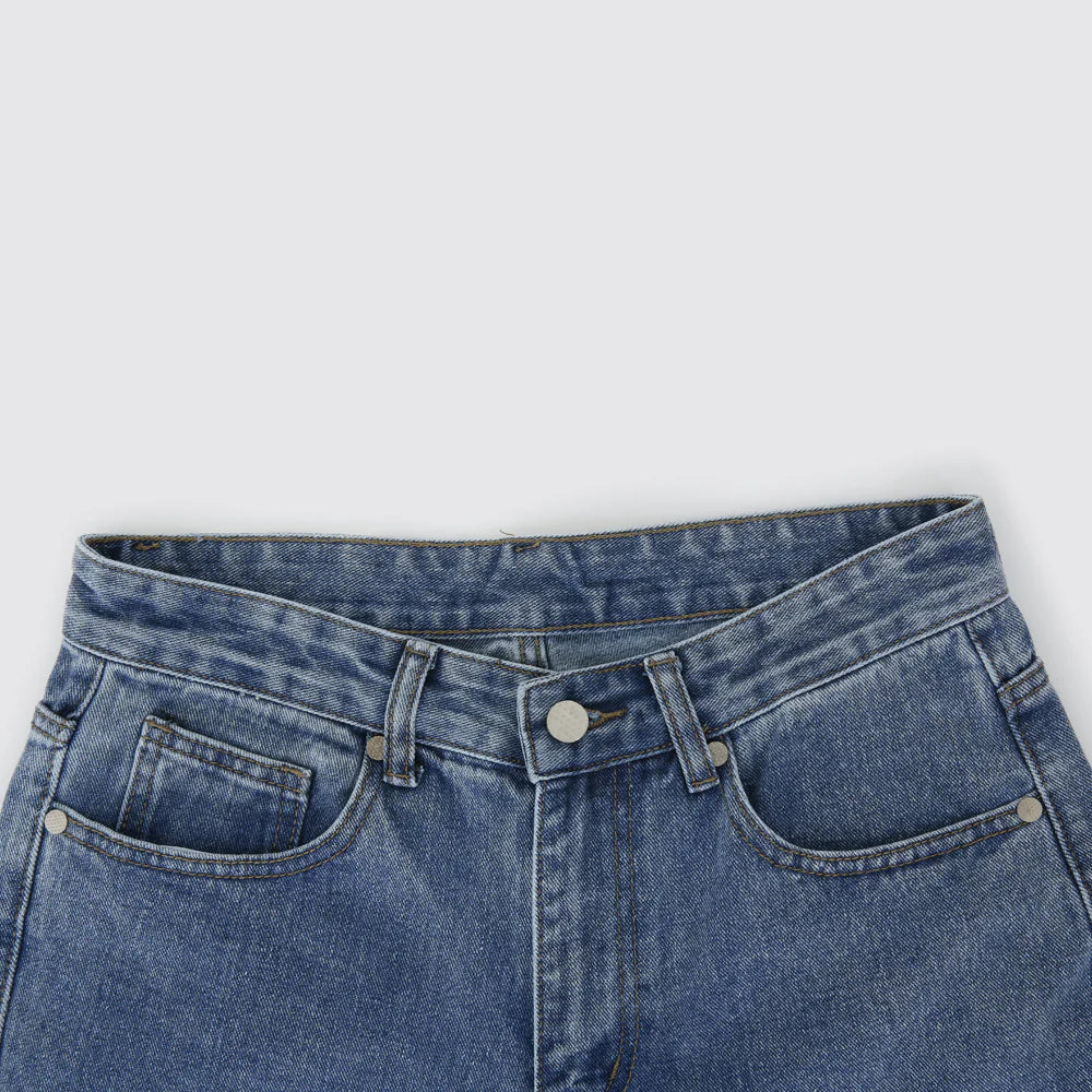 OHNT BEAR PATCH DENIM - WIDE FIT