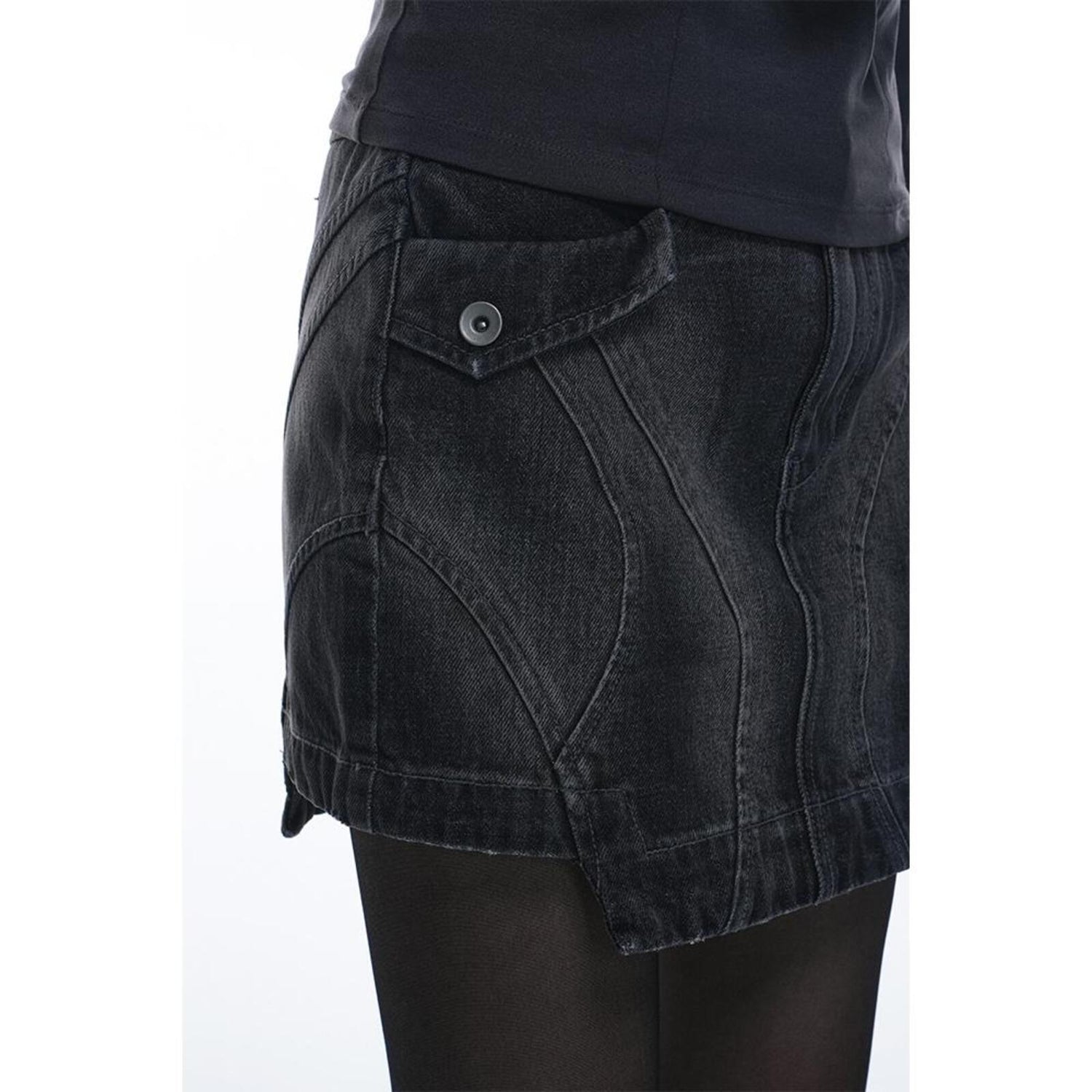 SPRAY BIKER SKIRT